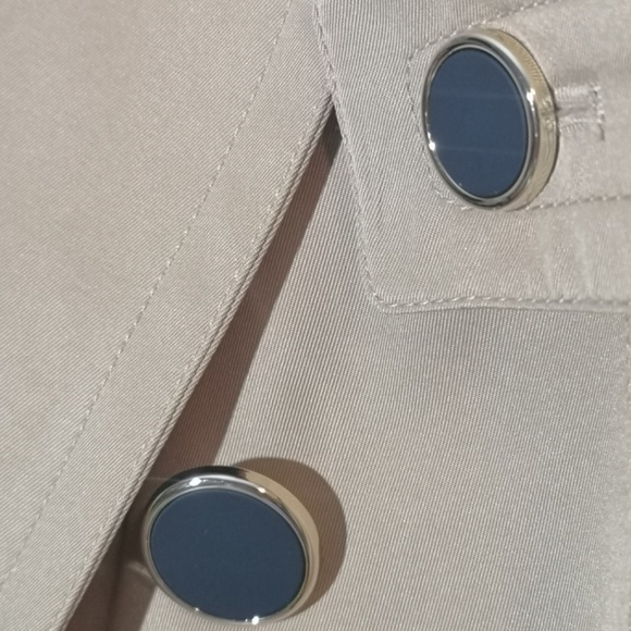 MOMO Maternity 3/4 Trench Coat, Like-New, Small - Picture 5 of 6